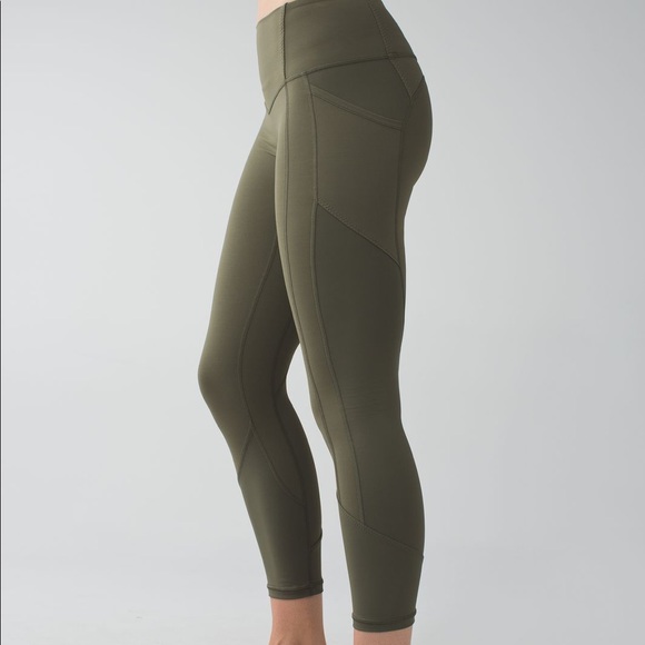 lululemon athletica Pants - Lululemon All the Right place leggings Cropped 10